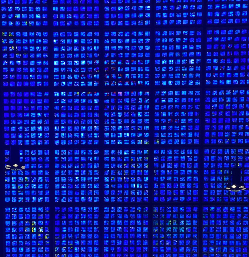 Stained glass window from Kaiser Wilhelm Memorial Church