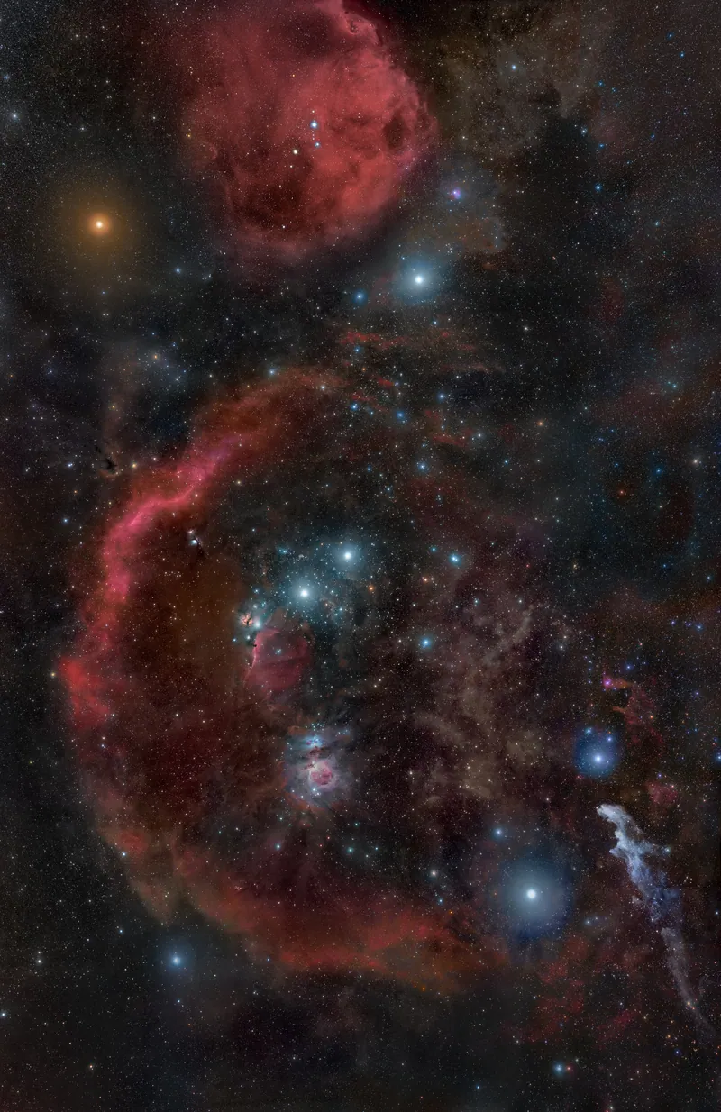 Photograph of Orion constellation