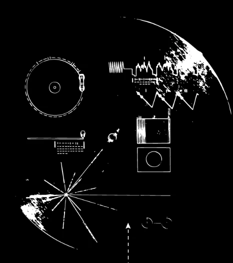 Voyager Golden Record sketch
