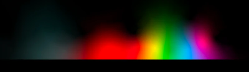 Colour gradient bloom in background